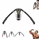 Power Twister arm Trainer, Twister Arm Exerciser - Adjustable 22-440lbs Hydraulic Power, Shoulder Muscle Training Fitness Equipment for Men Home Chest Expander Chest Workout (Black)