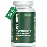 Probio 23 Kulturen Komplex, 22 Bakterienstämme 200 Mrd KbE/g mit Saccharomyces Boulardii 20 Mrd KbE/g, aktiver B-Komplex und Akazienfaser, Magensaftresistent, Vegan, in Deutschland produziert, 60 CT