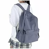 HYC00 Schulrucksack Teenager Mädchen Jungen Schultasche 14 Zoll Laptop Rucksack Damen Schule Wasserdichter Causal Travel Schultaschen Tagesrucksack mit Anti Diebstahl Tasche School Backpack, Blau Lila