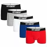 CityComfort Boxershorts Herren 8er oder 5er Pack S-4XL Unterwäsche Männer und Teenager Boxer (Mehrfarbig, XL)