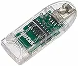 Hama Multi-Kartenleser 8in1 (u.a. microSD/SDHC, SD/SDHC, MMC, USB 2.0), transparent