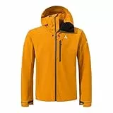 Schöffel Herren Hybrid Jk Style Salza MNS, MTB Jacke mit helmtauglicher Kapuze, wasser- und windabweisende Fahrradjacke, leichte Jacke mit 4-Wege Stretch, chai, 48