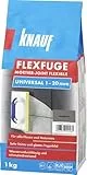 Knauf Fugenmörtel Flexfuge Universal 1-20 mm sandgrau 1 kg Fugenmörtel