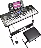RockJam 61 Key Keyboard Piano Kit with Touch Display