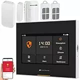 VisorTech Wohnmobil Alarmanlage: 5-TLG. Funk-Alarmanlage: 2 Sensoren, 2 Fernbedienungen, GSM, WLAN, App (Haus Komplett Set, WiFi, 12V)