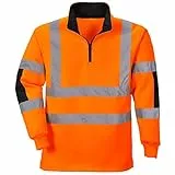 Portwest Xenon Rugby Shirt, Größe: XXL, Farbe: Orange, B308ORRXXL