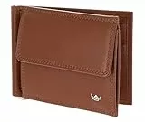 Golden Head Leder Geldbörse Geldklammer Polo RFID Protect Clip-Scheintasche 1921 Cognac braun
