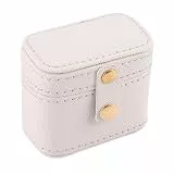 Holibanna Schmuckkasten für Ringe Ringbox aus Pu und Fusselfreiem Material Dekoratives Schmuckkästchen zum Aufbewahren und Schützen von Schmuck