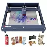 ORTUR H10 Laser Graviermaschine mit Air Assist, 20W Ausgangsleistung Laser Cutter und Genauigkeit Lasergravierer, APP-Offline-Steuerung Hinzu,Perfekt für Holz, Metall, Acryl, Leder