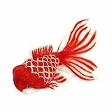 WEKAMOS Nadelfilz Starter Kit Filznadeln Werkzeugset für Anfänger DIY Handwerk Filzen Materialpaket Goldfisch Design Stopfnadeln und Zubehör für Kreative Bastelprojekte