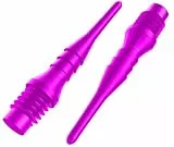 BULL'S Erwachsene Tefo-x Shark Soft Tips Pink 6mm 100's, rosa, 100