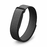 Google Fitbit Air – Aktivitätstracker ohne Display mit Fitness-Tracking, Herzfrequenzmessung und Schlafanalyse – personalisiertes KI-basiertes Coaching – bis zu 7 Tage Akkulaufzeit – Obsidian