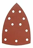 kwb QUICK-STICK Schleif-Dreiecke für Delta- und Multi-Schleifer - Vielseitiges Schleifmittel für Metall, Holz, Lack und mehr - 100 x 147 mm - 15 Stück - Gelocht - Sparpack