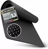 NEOLYMP Bodenschutzmatte Fitnessgerät (130 x 70 cm) - Laufband Matte 8mm Dicke - langlebig, rutschfest & stoßdämpfend - Fitness Unterlegmatte für Crosstrainer - Gymnastikmatte, Fitnessmatte