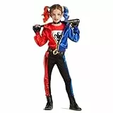 Boland - Kinderkostüm Jester Fatale, Faschingskostüm, Kostümset für Halloween, Karneval und Mottoparty, 5-6 Jahre