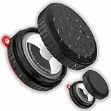 Airtag Hülle 2er Pack, IPX8 Wasserdicht Halterung Mit Ultra Steuerrohr Aufkleber, Holder Aus Hartem PC-Material für Auto, Fahrrad, Motorrad, Wallet, Gepäck, Zubehör, Kompatibel Mit Apple Airtag