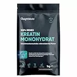 Creatin Monohydrat Pulver 1kg / 1000g - 11 Monate Vorrat - Laborgeprüft - Kreatin Monohydrat (mikronisiert) 200 Mesh - Geschmacksneutrales mikronisiertes Pulver - 330 vegane Portionen - WeightWorld