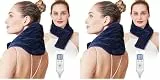 JOBYNA Heizkissen für Nacken, Nackenwärmer Elektrisch, 5s Schnelle Erwärmung 30-70℃ & 10-90 Minuten Einstellbar Physiotherapie Nackenheizkissen, Flanellmaterial Waschbar (74 * 19cm) (Packung mit 2)