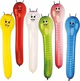 Amscan INT995780 - Figurenballons Raupen, 6 Stück, Luftballons, Latexballons