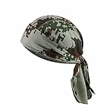 ikasus Unisex Sports Bandana Cap Mütze Kopftuch,Fahrrad Kopfbedeckung Atmungsaktiv UV Schutz Kopftuch Pirat Cap Bandana Fahrrad Motorrad Stirnband Biker Hat Helmmütze Schnell Trocknender Sonnenschutz