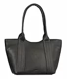 Gabor bags Christine Damen Shopper Umhängetasche Reißverschluss Groß Schwarz