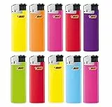 BIC Maxi Elektronik Feuerzeuge inkl. Gummibären von sunmando (10 Stück)