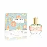 Elie Saab Girl of Now Lovely 30 ml – Eau de Parfum für Frauen – Blumiger Gourmand-Duft – Prickelnde Noten von Mandarine, Birne, Mandelblüte und Tonkabohne – Transparenter Glasflakon