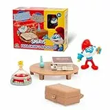 Giochi Preziosi Die Schlümpfe, Großer Schlumpf-Mini-Spielset mit Werkstatt und Zubehör, enthält Exklusive 5,5 cm große Schlumpf-Figur, mit öffnendem Koffer und Buch, spaßig und sicher ab 3 Jahren