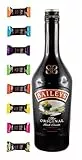 Baileys Original irischer Cream Likör + 8 Edelschokoladen in 8 Geschmacksvariationen Genießer Set Frauengeschenke Likör mit Schokolade genießen