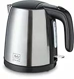 Wasserkocher - MELITTA - Prime Aqua mini, Edelstahl, 1,0 L, 2200 W, handliche Größe, 1018-07