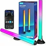 Govee RGBIC LED Lightbar, TV Hintergrundbeleuchtung für 45-70 Zoll, 3 Platzierungsoptionen, LED Lampe funktioniert mit Alexa, steuerbar über App und Kontrollbox für Gaming Deko, Schwarz