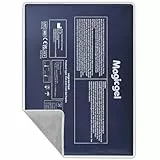 Magic Gel Großes Kühlpads Gel Kühlkissen Ice Pack - 38x28cm Kühlpacks Kühlkissen - Kühlakku Groß Kühlgelkissen - Wiederverwendbares Kühlpad - Grau