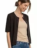 Street One Kurzarm Jacke im Strick-Look