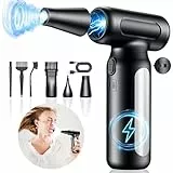 Elektrische Staubgebläse Druckluftspray für PC Reinigungsset, 200000 U/min Compressed Air, 3-Gang einstellbare Air Duster Luftdruckspray, Tastatur Reinigung für PC, Elektronik, Sofa, Auto