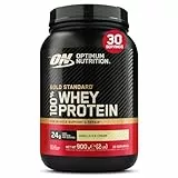 Optimum Nutrition Gold Standard 100% Whey, Proteinpulver, Geschmack Vanilla Ice Cream, 900g, 30 Portionen, Verpackung Kann Variieren