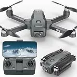 Drohne GPS Professional mit 4K Kamera Adult,Follow Me RC Drohnes GPS Auto Return Home,Drohne Beginner Lange Flugzeit Bürstenlose im Kreisflug,Alarm Bei Niedrigem Batteriestand,Unter 249g