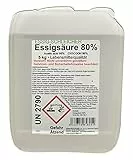 Schleicher’s Essigsäure 80% Lebensmittelqualität 5 kg Kanister