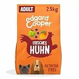 Edgard & Cooper Hundefutter, Trockenfutter für Hunde, (Huhn, 2.5kg), Getreidefrei, natürliche Zutaten und frisches Fleisch, voller essentieller Aminosäuren
