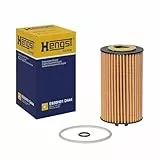 HENGST - Ölfilter E650H01 D444 - Öl-Filtereinsatz für KFZ - Hochwertiger Motorölfilter für KFZ mit Otto- oder Dieselmotor - Robuster Ölfilter mit hoher Schmutzaufnahmefähigkeit
