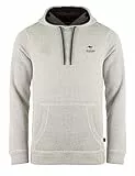 ROADSIGN australia Herren Hoodie in Strickoptik mit Kapuze & Logo-Aufdruck beige, 2XL
