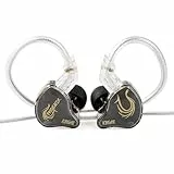 KBEAR Phoenix In Ear Kopfhörer, In Ear Gaming Kopfhörer mit 10-mm-Dual-Magnet DD, IEMs Gaming mit Kabel Kraftvoller Bass, In-Ear-Ohrhörer PET-Membran, IEM Noise Cancelling für Gamer, PS5