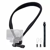 CYNOVA Halshalterung für Osmo Action 6,Halter für Actionkameras,integrierter Rotation Luftkissen,POV-Vlogging Multi-Winkel Einstellbar,Halterung für GoPro Osmo Action 5 Pro/4/3 Osmo Nano/360 Insta360