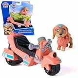 PAW PATROL - Liberty’s Rettungs-Motorrad mit Spielfigur (Basis Fahrzeug), authentische Details, Spielzeug-Motorrad für Kinder ab 3 Jahren