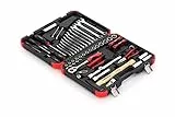 GEDORE red Steckschlüsselsatz, Set 61tlg, 12-kant, 1/2 Zoll, 4-13mm, Werkzeug, Knarre Hammer Zange, für KFZ, R69003061