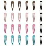 Haarspangen für kleine Mädchen, niedliche Haarspangen, ideal für alle Haartypen, helle Farbe, 25 Stück