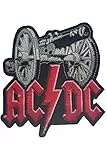 Aufnäher Aufbügler Patch AC / DC Logo Heavy Metal Rockband 6,5 cm / 6,5 cm