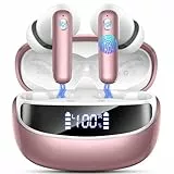 Nerunsa Bluetooth Kopfhörer Sport, Kopfhörer Kabellos Bluetooth, 50 Std Spielzeit In Ear Kopfhörer mit ENC Noise Cancelling Mics, IP7 Wasserdicht Kabellose Kopfhörer