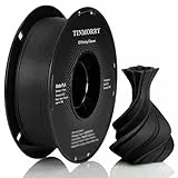 Matte PLA Filament 1.75mm, TINMORRY PLA 3D Druck Filament, Kompatibel mit Bambu Lab FDM 3D Drucker, 1 KG 1 Spule, Matt Schwarz