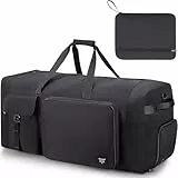 YOUNGOA Faltbare Reisetasche, 80L Große Faltbar Reise Tasche für Herren & Damen, Groß Leichte wasserdichte Sporttasche mit Schuhfach