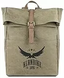 Klondike Chuck Rucksack Herren Groß - Männer Tagesrucksack – Herrenrucksack Mens Backpack, Khaki